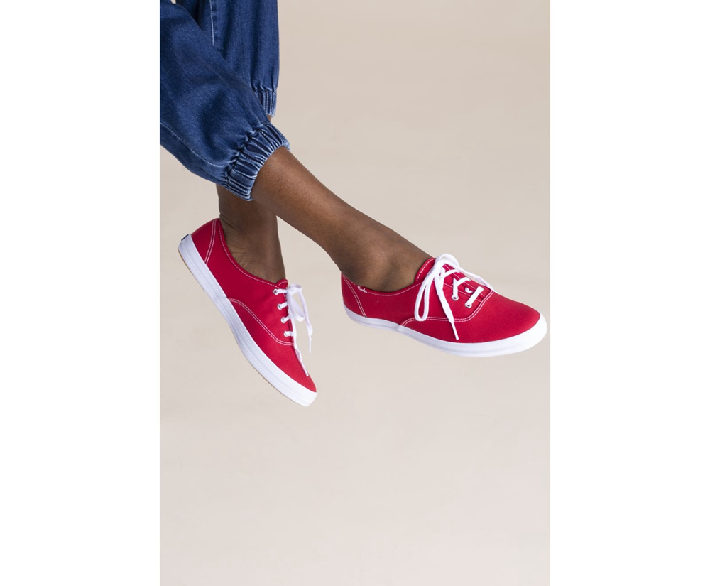 Zapatillas Keds Mujer Rojas - Champion Originals - 190-HYMNZW